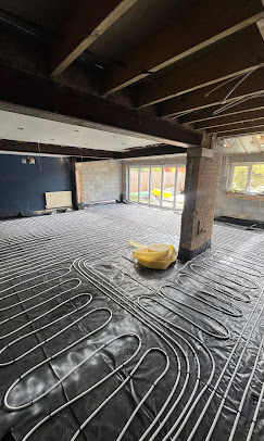 Underfloor heating installation