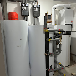 Commercial heating plant room