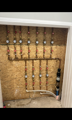 Pipework and manifold installation